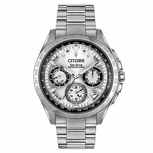 Citizen Eco-Drive Men's Satellite Wave Titanium Silver Watch # CC9010-74A