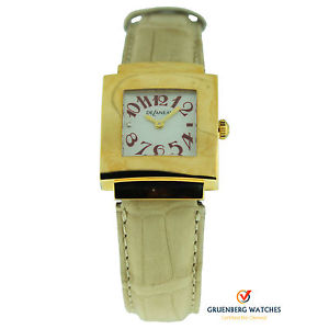 Delaneau 18k Rose Gold Bali Strap Watch