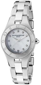 Baume and Mercier Linea Stainless Steel Ladies Watch MOA10011