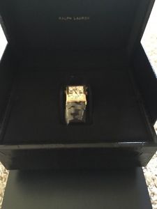 Womens Ralph Lauren Large Rose Gold Watch-867 Collection