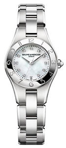 Baume and Mercier Linea Stainless Steel Ladies Watch M0A10011