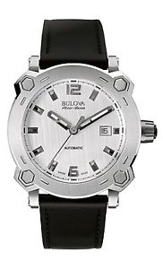 Bulova Accu Swiss Percheron Men's Automatic Watch with Silver Dial Analogue D...