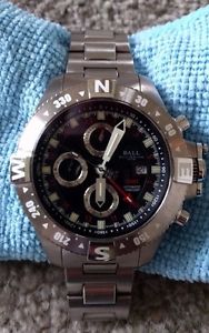 Ball Hydrocarbon Spacemaster Orbital GMT Chronometer Titanium Great Watch