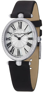 Frederique Constant Art Deco Leather Ladies Watch FC-200MPW2VD6