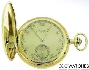 Glashutte 18k Yellow Gold Manual-Mechanical Vintage Pocket Watch