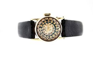 Vintage 14k Lucien Piccard Manual Wind Womens Watch