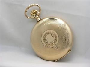 MINT CONDITION SOLID 14K YELLOW GOLD 54MM HIGH GRADE EUROPEAN SWISS POCKET WATCH