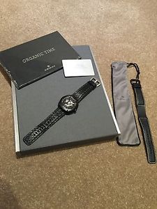 DIETRICH Organic Time OT-2 Black  Automatic Watch Carbon And Black Strap