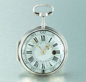 Rare Julien Le Roy Onion ¼ Repeater Paris 1715 verge fusee silver Spindeluhr