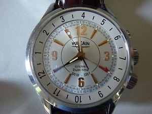 VULCAIN CRICKET AVIATOR DUAL TIME
