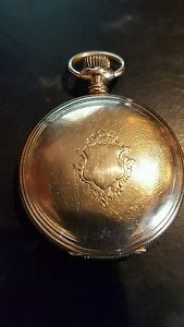 American Waltham 14 k yellow gold case William Ellery grade 1873