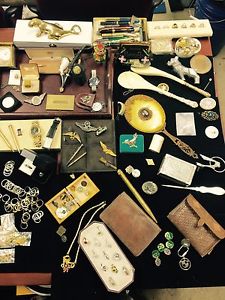 Massive Costume Jewelry Estate Trifari, Coro, Watches, Sterling,10kt, 1000'spcs