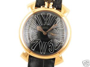 Auth GAGA Milano "Manuale Slim 46" Velfire Limited Edition, Men's watch