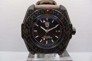 VINTAGE VDB T1 CARBON GMT 3 STRAPS HANDMADE LIMITED 10 PCS NEW RARE 1200M