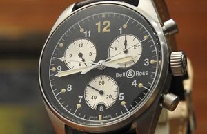 Exclusive Bell & Ross A chronograph watch with Double Chrono Hands with Box Mens