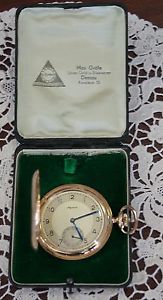 wunderschöne 585 er Taschenuhr Alpina Sammlerzustand TOP!!!