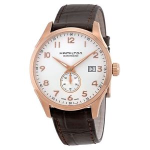 Maestro Jazzmaster Automatic White Dial Brown Leather  Men's Watch