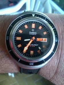 Vintage°°°Zodiac Super Sea Wolf°°°  60/70s iconic deep dive watch!! A1 Fine cond