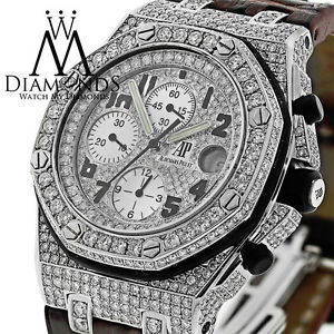 Audemars Piguet Royal Oak Offshore Chronograph Diamonds Luxury Mens Watch
