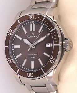 Marurice Lacroix Miros Diver Brown Dial Automatic MI6028 with Boxes & Papers