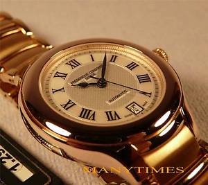 MAGNIFICENT AUTOMATIC  WOMEN WATCH FREDERIQUE CONSTANT  ROSE GOLDPLATED  NEW !