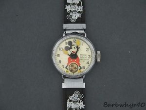1933 Mickey Mouse Chicago World's Fair Style Character Watch by Ingersoll