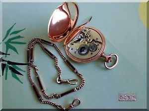 Taschenuhr 14K 585er Gold SAVONETTE  German Pocket-Watch Fritz Nöbel München***
