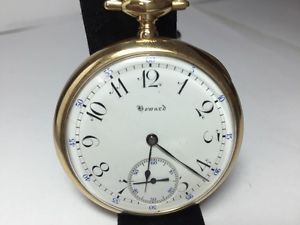 Lot P28: 1903 E.Howard 14K Solid Gold Case 17J Pocket Watch 16S Mov't #927285