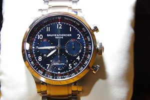 Baume& Mericer Capeland Chronograph watch, Model #10065