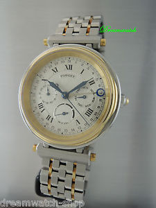 Forget Chronometre Vollkalender, Reserve De March GMT -Stahl/ Gold, Full Set
