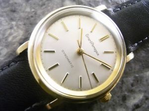 GIRARD PERREGAUX Antique Automatic Round Gyro Matic One Piece Case From Japan