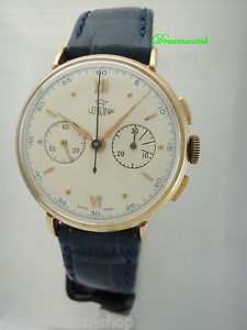 Vintage Lemania Chronograph -Gold 18k/ 750 Cal.CH27