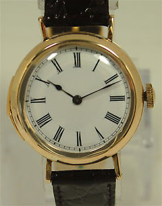 14K Vintage 33 mm 1/4 Repeater Wrist Watch - Beautiful