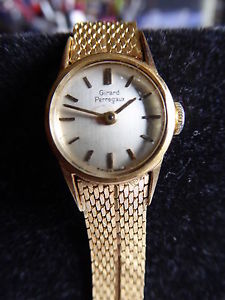 Girard Perregaux Damen Uhr Handaufzug 750 Gelb Gold 18 Karat
