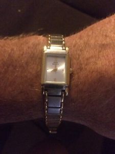 White & Yellow Gold 10/4159 753H,Thailand Movt Quartz,Anne Klein Diamond Watc