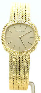 Genuine Audemars Piguet 18ct Solid Yellow Gold Integral Milanese Bracelet Watch