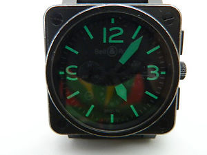 BELL & ROSS BR01-94-SBla LIMITED EDITION Aviation Phantom Cronograf Automatic
