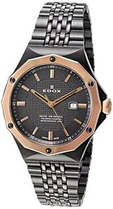 Edox Women's 54004 37GRM GIR Delfin Analog Display Swiss Quartz Grey Watch
