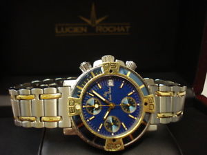 Lucien Rochat Chrono Automatic 2880 23905452 " 18 Kt Gold Bazel "   All Original