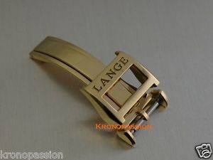 A.Lange & Sohne Deployant Buckle 18K Yellow Gold  Taper 18mm