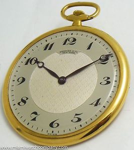 Vintage Dreicer & Co. "MFR Frankfeld Freres Geneva Switzeland" Pocket Watch 18k