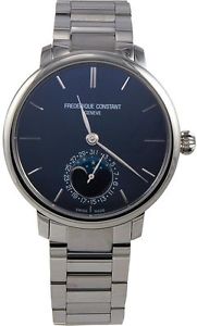 Frederique Constant Men's FC-703N3S6B Slim Line Swiss Automatic Silver Watch