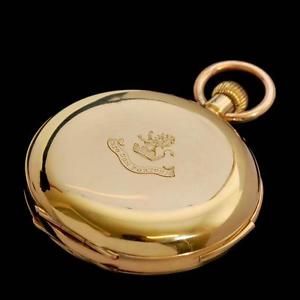 UNIQUE MINUTE REPEATER MAPPIN WEBB HEAVY 18K SOLID GOLD FULL HUNTER POCKET WATCH