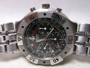 ZENITH CHRONO ANCORETTA/EL PRIMERO ACCIAIO MM.40X43 REF.02.0730.400 CALIBRO 400