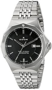 Edox Women's 54004 3M NIN Delfin Analog Display Swiss Quartz Silver Watch