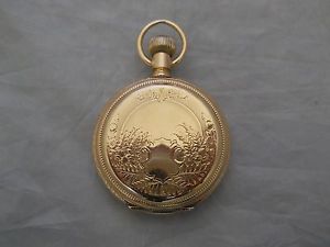 Vintage American Waltham Watch Co. 14K Gold Full Hunter Case Pocket Watch -1892