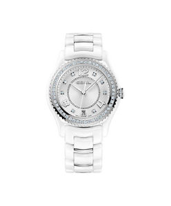 EBEL X-1 White Ceramic & Diamond Ladies Watch - Brand New - Model 1216130