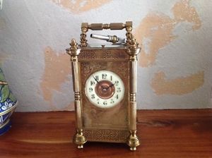 Pendoletta da viaggio '800 ANTICO OROLOGIO "Marescialla" - Pendule d'Officier