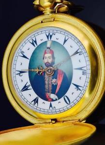 RARE Ottoman General's Pasha military award pocket watch. Sultan Abdulmecid