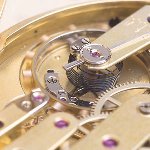 Antique 1860s 18K Gold HELICAL HAIRSPRING Chronometer Pocket Watch LEPINE PARIS